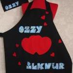 Valentine Special Chef Cap Oven Glove And Double..