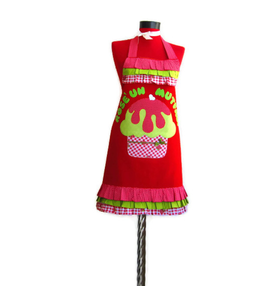 Full Apron Set Water And Stain Resistant, Double - Sided Apron. Chef Cap And Oven Glove. Great Gift ,