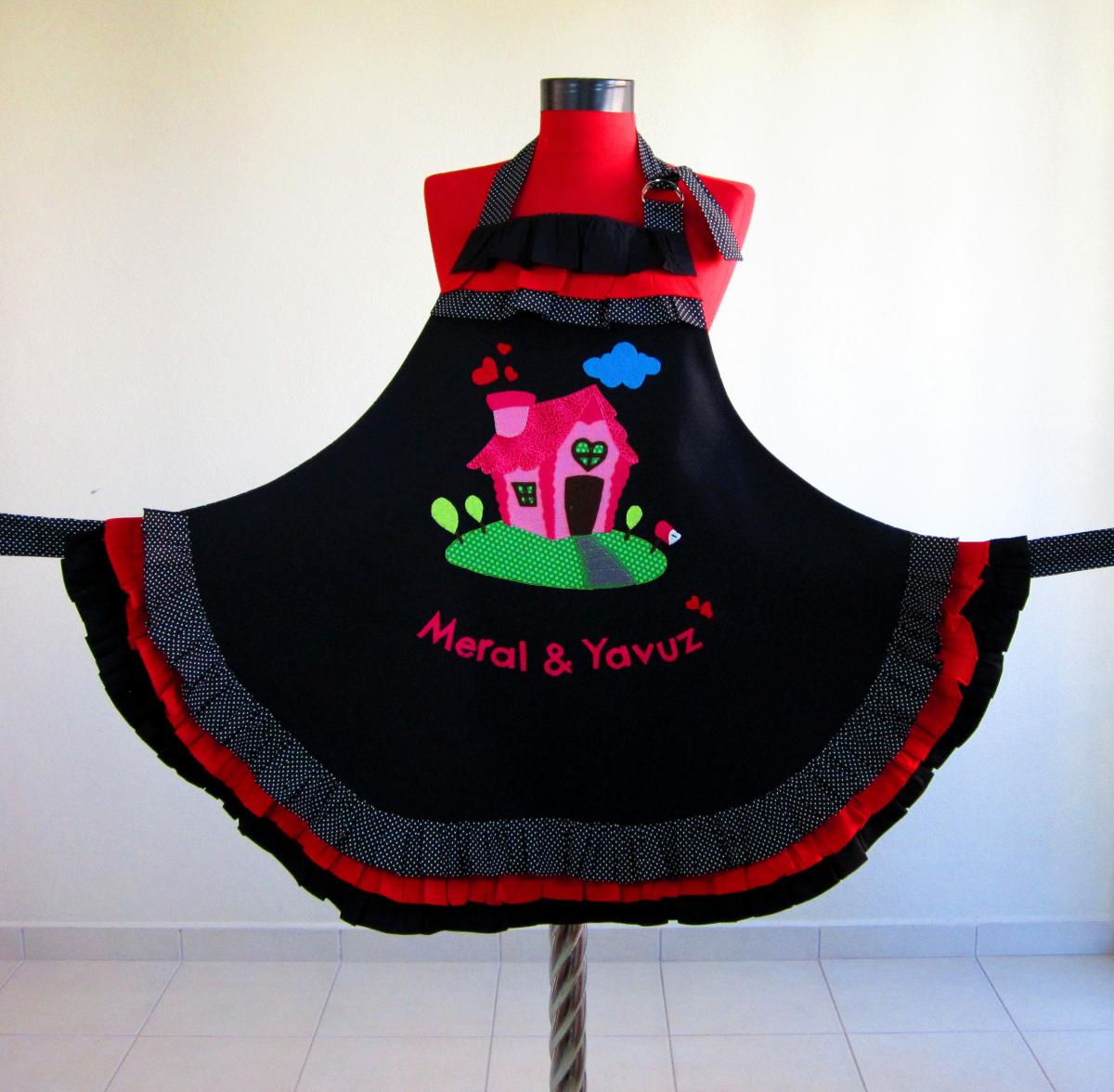 Chef Cap Oven Glove And Double Sided Apron Great Gift Personalized Text Is Written